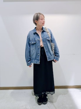 のみ子さん（レディース・154cm）の春コーディネート