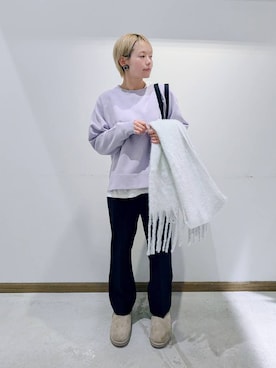 のみ子さん（レディース・154cm）の冬コーディネート