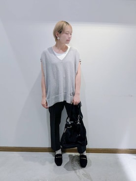 のみ子さん（レディース・154cm）の秋コーディネート