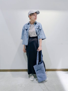 「アイテム（タンクトップ）」を使った、のみ子さん（レディース・154cm・30代）の夏コーディネート