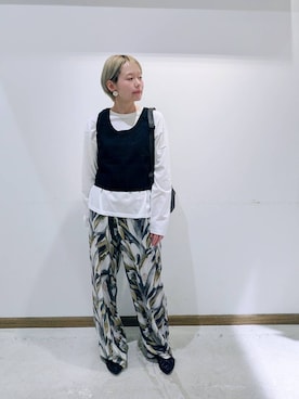 のみ子さん(レディース・154cm)の春コーディネート