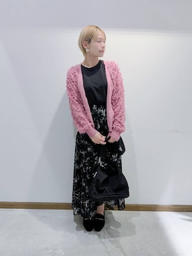 「アイテム（スカート）」を使った、のみ子さん（レディース・154cm・30代）の夏コーディネート