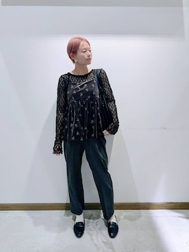 「撥水」｜のみ子さん（レディース・154cm）の秋コーディネート