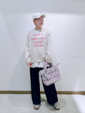 のみ子さん（レディース・154cm）の冬コーディネート