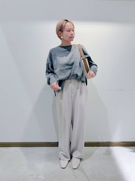 「アイテム（パンプス）」を使った、のみ子さん（レディース・154cm・30代）の秋コーディネート