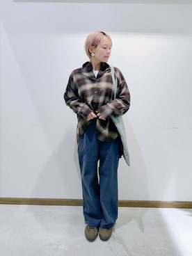 「撥水」｜のみ子さん（レディース・154cm）の秋コーディネート