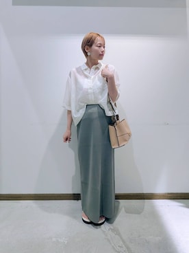 のみ子さん（レディース・154cm）の夏コーディネート