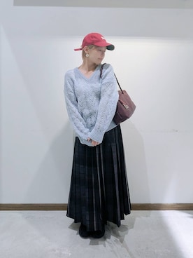 「アイテム（キャミソール）」を使った、のみ子さん（レディース・154cm・30代）の秋コーディネート