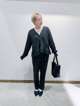 「アイテム（パンプス）」を使った、のみ子さん（レディース・154cm・30代）の冬コーディネート