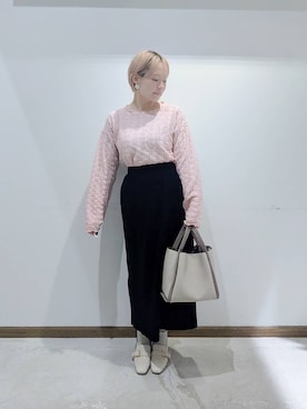 「ウエストゴム」｜のみ子さん（レディース・154cm）の秋コーディネート