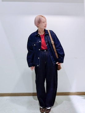 のみ子さん（レディース・154cm）の冬コーディネート