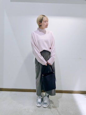 のみ子さん(レディース・154cm)の冬コーディネート