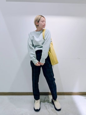 のみ子さん（レディース・154cm）の冬コーディネート