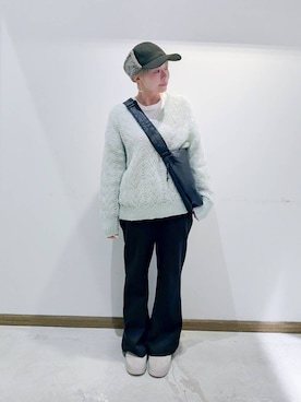 「アイテム（その他シューズ）」を使った、のみ子さん（レディース・154cm）の冬コーディネート