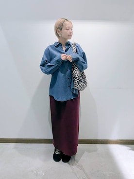 のみ子さん（レディース・154cm）の冬コーディネート