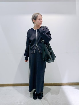 「GLOBAL WORK（グローバルワーク）のアイテム（ワンピース/ドレス）」を使った、のみ子さん（レディース・154cm）の春コーディネート