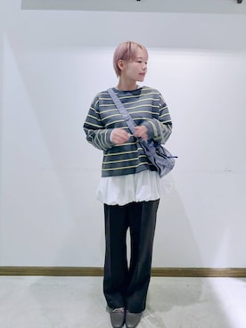 のみ子さん（レディース・154cm）の冬コーディネート