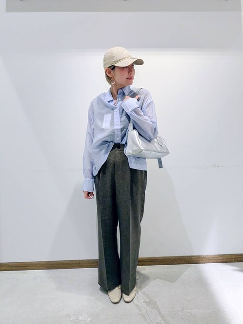 シルキータッチシアークロップドシャツ/636682（シャツ/ブラウス 