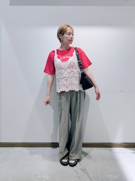 のみ子さん(レディース・154cm)の夏コーディネート