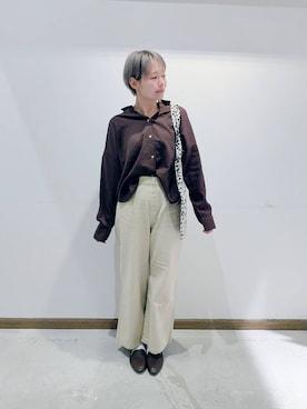 「GLOBAL WORK（グローバルワーク）のエアかるクラシックスニーカー/135751（スニーカー、ブラック系）」を使った、のみ子さん（レディース・154cm）の春コーディネート