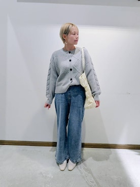 「アイテム（パンプス）」を使った、のみ子さん（レディース・154cm・30代）の冬コーディネート