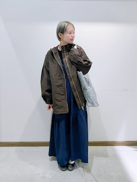 「GLOBAL WORK（グローバルワーク）のアイテム（トップス）」を使った、のみ子さん（レディース・154cm）の春コーディネート