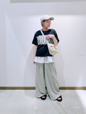 のみ子さん(レディース・154cm)の夏コーディネート