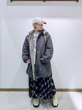 のみ子さん(レディース・154cm)の冬コーディネート