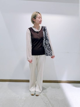 のみ子さん(レディース・154cm)の春コーディネート