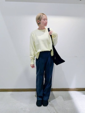 のみ子さん（レディース・154cm）の冬コーディネート