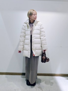 「アイテム（ワンピース/ドレス）」を使った、のみ子さん（レディース・154cm・30代）の冬コーディネート