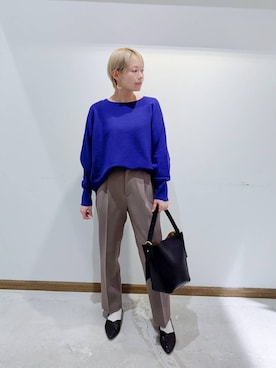 「アイテム（パンプス）」を使った、のみ子さん（レディース・154cm・30代）の冬コーディネート