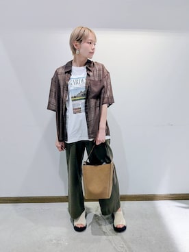 のみ子さん（レディース・154cm）の秋コーディネート