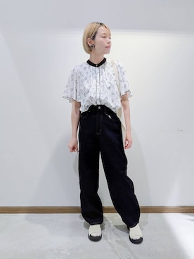 「アイテム（パンツ）」を使った、のみ子さん（レディース・154cm・30代）の夏コーディネート