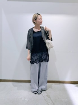 のみ子さん(レディース・154cm)の夏コーディネート