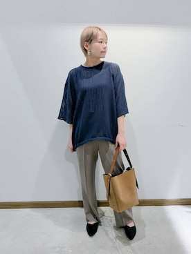 「アイテム（タンクトップ）」を使った、のみ子さん（レディース・154cm・30代）の夏コーディネート