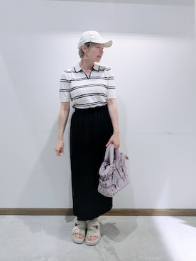のみ子さん(レディース・154cm)の春コーディネート