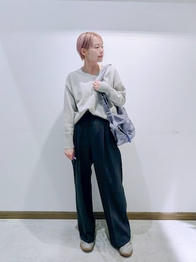 のみ子さん(レディース・154cm)の冬コーディネート