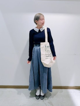 のみ子さん（レディース・154cm）の春コーディネート