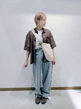 のみ子さん（レディース・154cm）の夏コーディネート