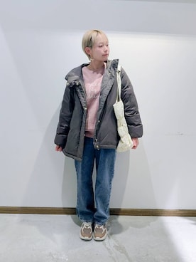 「アイテム（その他シューズ）」を使った、のみ子さん（レディース・154cm・30代）の冬コーディネート