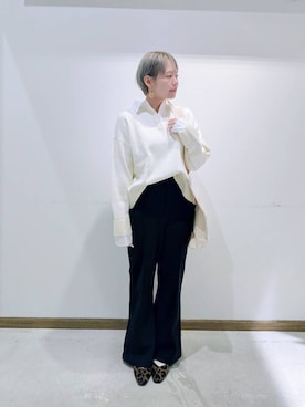 「GLOBAL WORK（グローバルワーク）のらくっション撥水フィットパンプス/135895（パンプス、その他）」を使った、のみ子さん（レディース・154cm）の春コーディネート