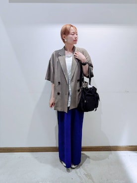 のみ子さん(レディース・154cm)の夏コーディネート
