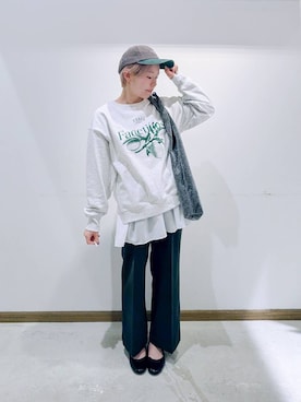 のみ子さん（レディース・154cm）の冬コーディネート