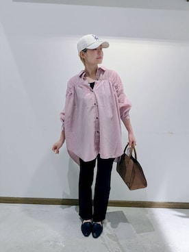 「アイテム（その他シューズ）」を使った、のみ子さん（レディース・154cm・30代）の秋コーディネート