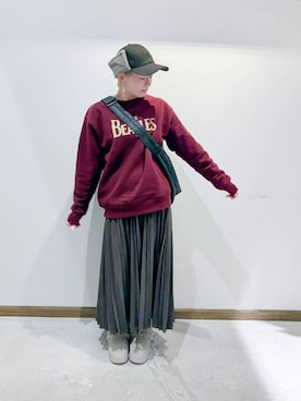 のみ子さん(レディース・154cm)の冬コーディネート