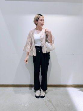 のみ子さん（レディース・154cm）の夏コーディネート