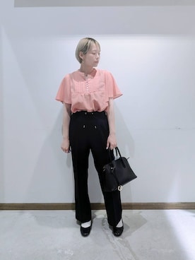 のみ子さん(レディース・154cm)の春コーディネート