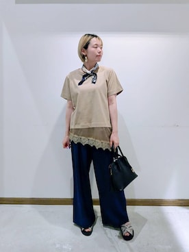 のみ子さん（レディース・154cm）の夏コーディネート