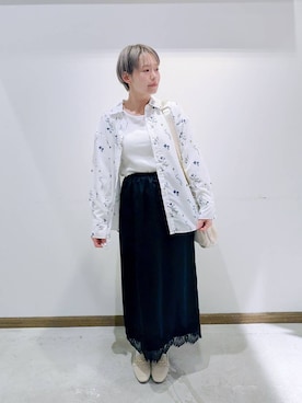 のみ子さん(レディース・154cm)の春コーディネート